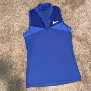 Nike sleeveless golf shirt
